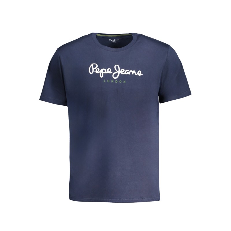 PEPE JEANS T-SHIRT MANICHE CORTE UOMO BLU PEPE JEANS T-SHIRT MANICHE CORTE UOMO BLU