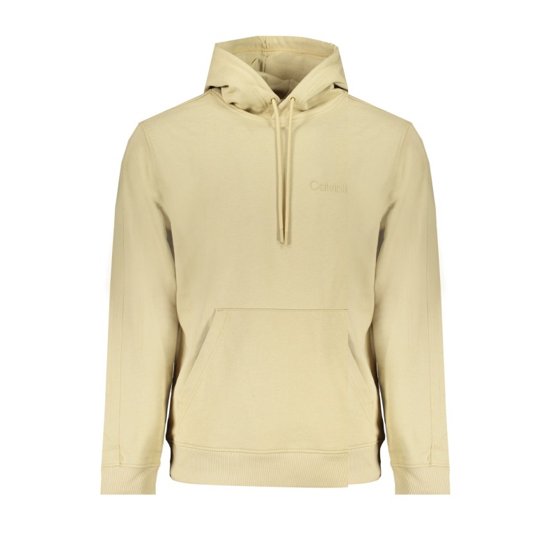 CALVIN KLEIN FELPA SENZA ZIP UOMO BEIGE CALVIN KLEIN FELPA SENZA ZIP UOMO BEIGE