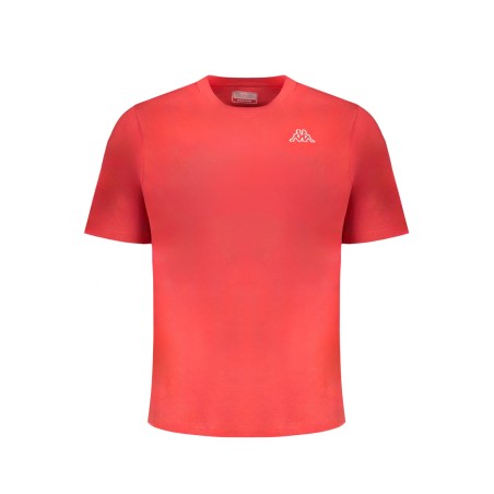 KAPPA T-SHIRT MANICHE CORTE UOMO ROSSO