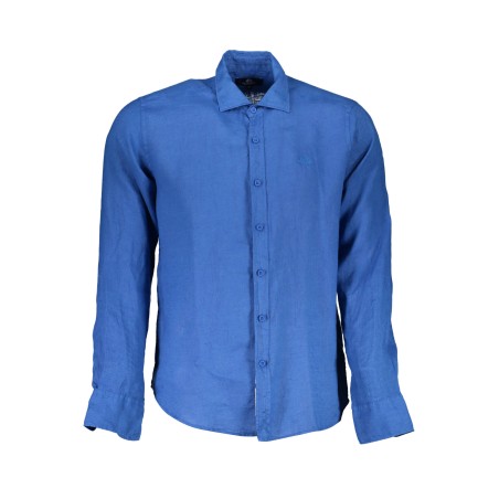 LA MARTINA CAMICIA MANICHE LUNGHE UOMO BLU