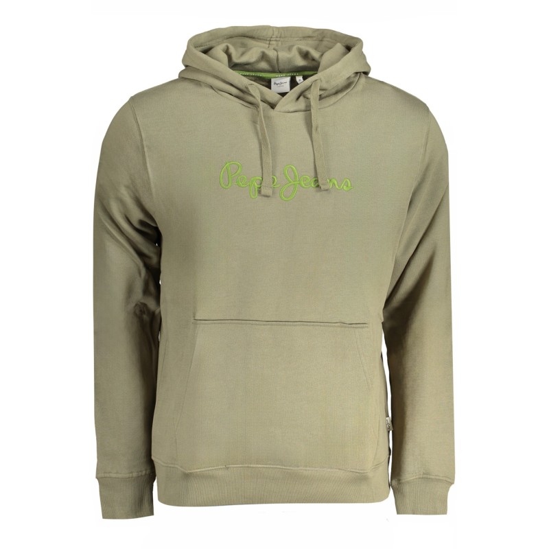 PEPE JEANS FELPA SENZA ZIP UOMO VERDE PEPE JEANS FELPA SENZA ZIP UOMO VERDE