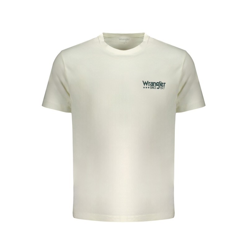 WRANGLER T-SHIRT MANICHE CORTE UOMO BIANCO WRANGLER T-SHIRT MANICHE CORTE UOMO BIANCO