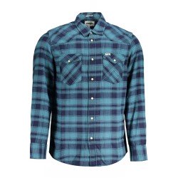 WRANGLER CAMICIA MANICHE LUNGHE UOMO BLU
