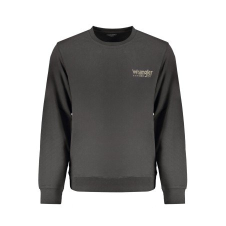 WRANGLER FELPA SENZA ZIP UOMO NERO