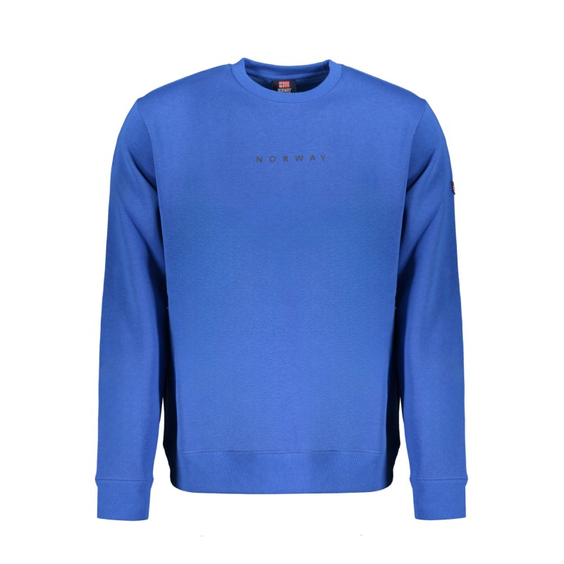 NORWAY 1963 FELPA SENZA ZIP UOMO BLU NORWAY 1963 FELPA SENZA ZIP UOMO BLU
