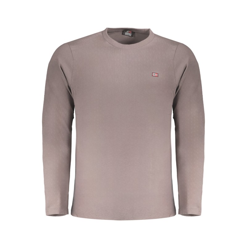 NORWAY 1963 T-SHIRT MANICHE LUNGHE UOMO MARRONE NORWAY 1963 T-SHIRT MANICHE LUNGHE UOMO MARRONE