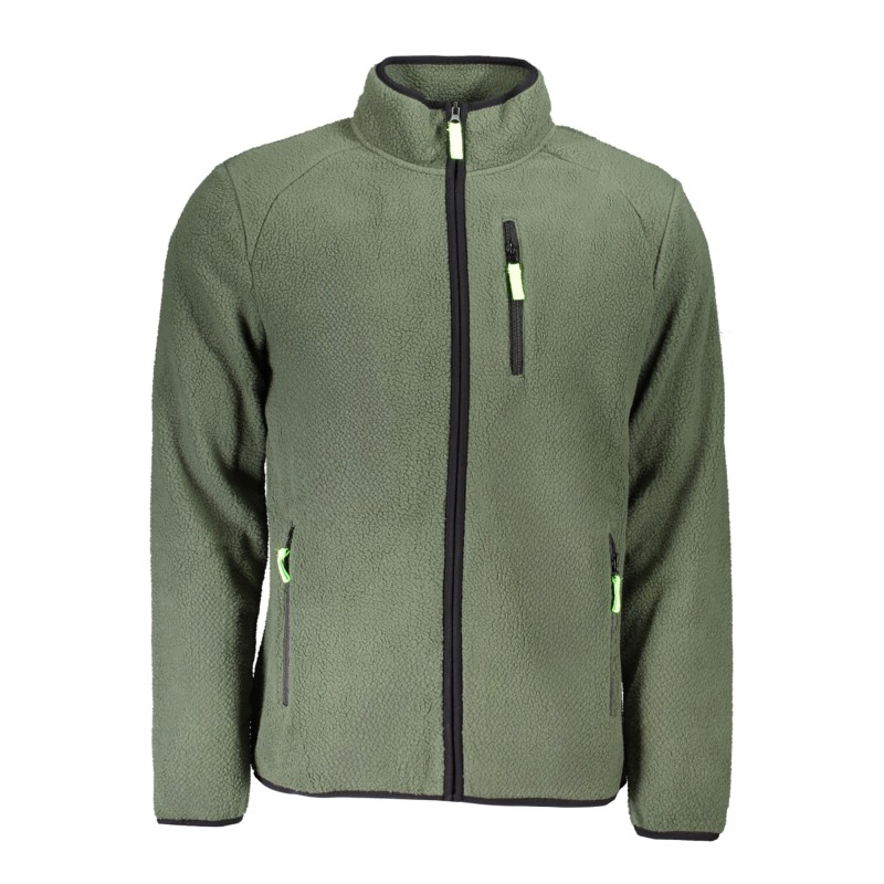 NORWAY 1963 FELPA CON ZIP UOMO VERDE NORWAY 1963 FELPA CON ZIP UOMO VERDE