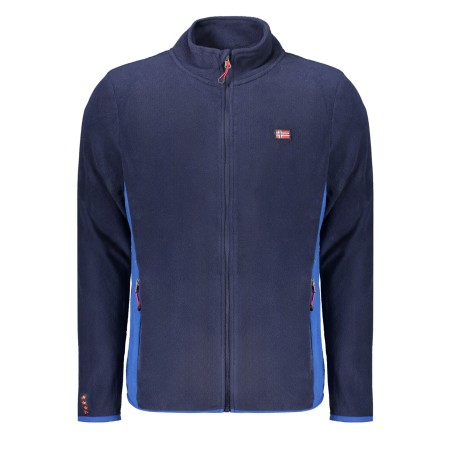 NORWAY 1963 FELPA CON ZIP UOMO BLU