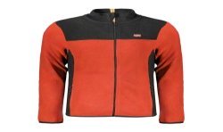NORWAY 1963 FELPA CON ZIP UOMO ROSSO