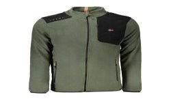 NORWAY 1963 FELPA CON ZIP UOMO VERDE