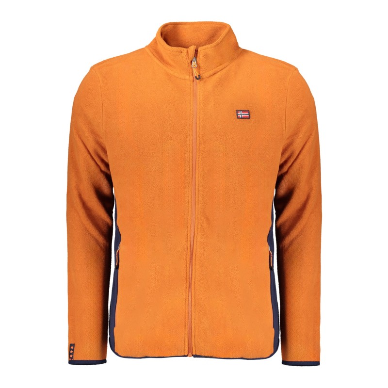 NORWAY 1963 FELPA CON ZIP UOMO MARRONE