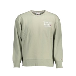 TOMMY HILFIGER FELPA SENZA ZIP UOMO VERDE