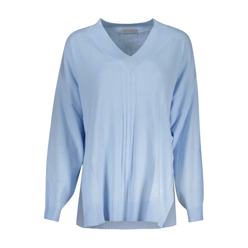 GUESS JEANS MAGLIA DONNA AZZURRO GUESS JEANS MAGLIA DONNA AZZURRO