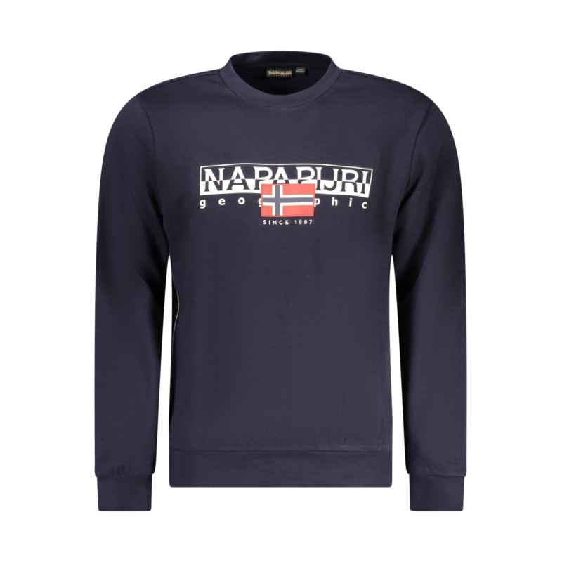 NAPAPIJRI FELPA SENZA ZIP UOMO BLU
