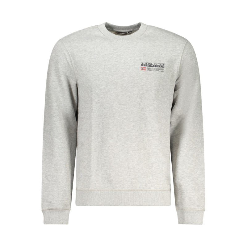 NAPAPIJRI FELPA SENZA ZIP UOMO GRIGIO