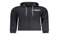 NAPAPIJRI FELPA CON ZIP UOMO NERO
