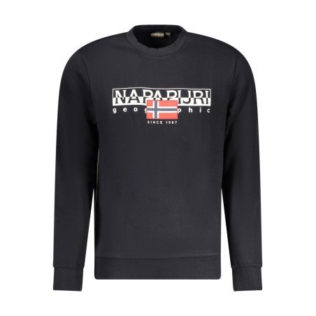 NAPAPIJRI FELPA SENZA ZIP UOMO NERO