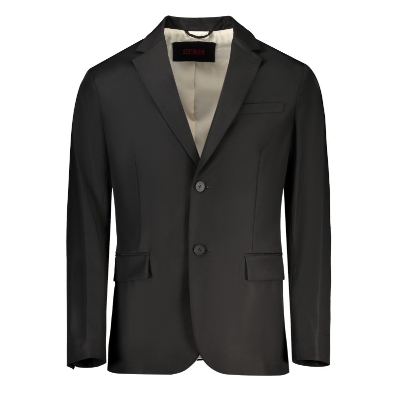 GUESS JEANS GIACCA CLASSICA UOMO NERO GUESS JEANS GIACCA CLASSICA UOMO NERO