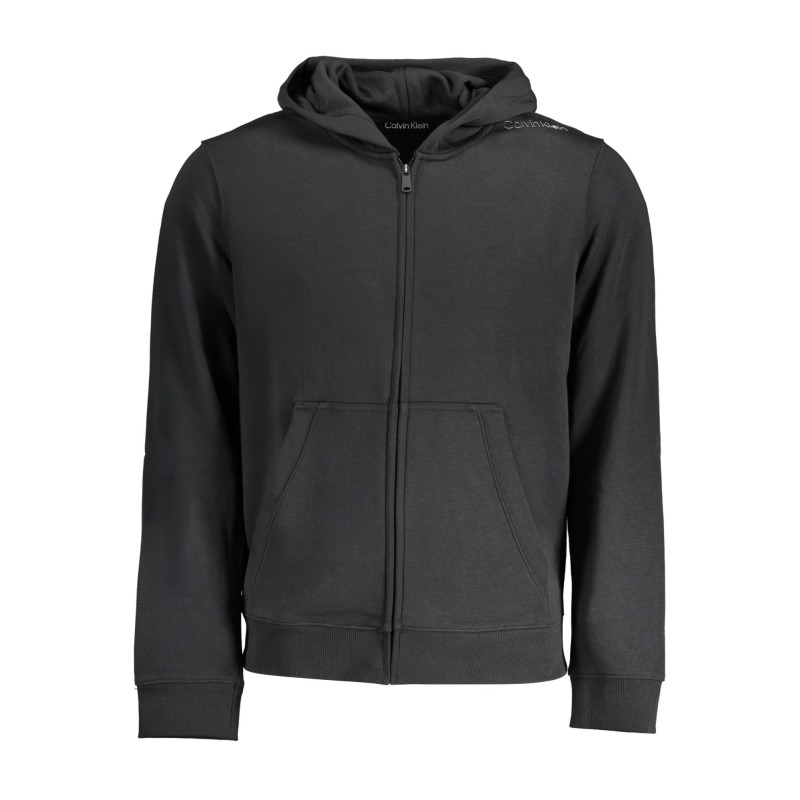 CALVIN KLEIN FELPA CON ZIP UOMO NERO CALVIN KLEIN FELPA CON ZIP UOMO NERO