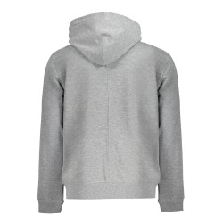 CALVIN KLEIN FELPA CON ZIP UOMO GRIGIO