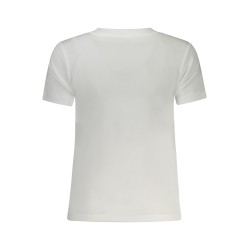 GUESS JEANS T-SHIRT MANICHE CORTE DONNA BIANCO
