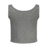 GUESS JEANS TOP DONNA GRIGIO
