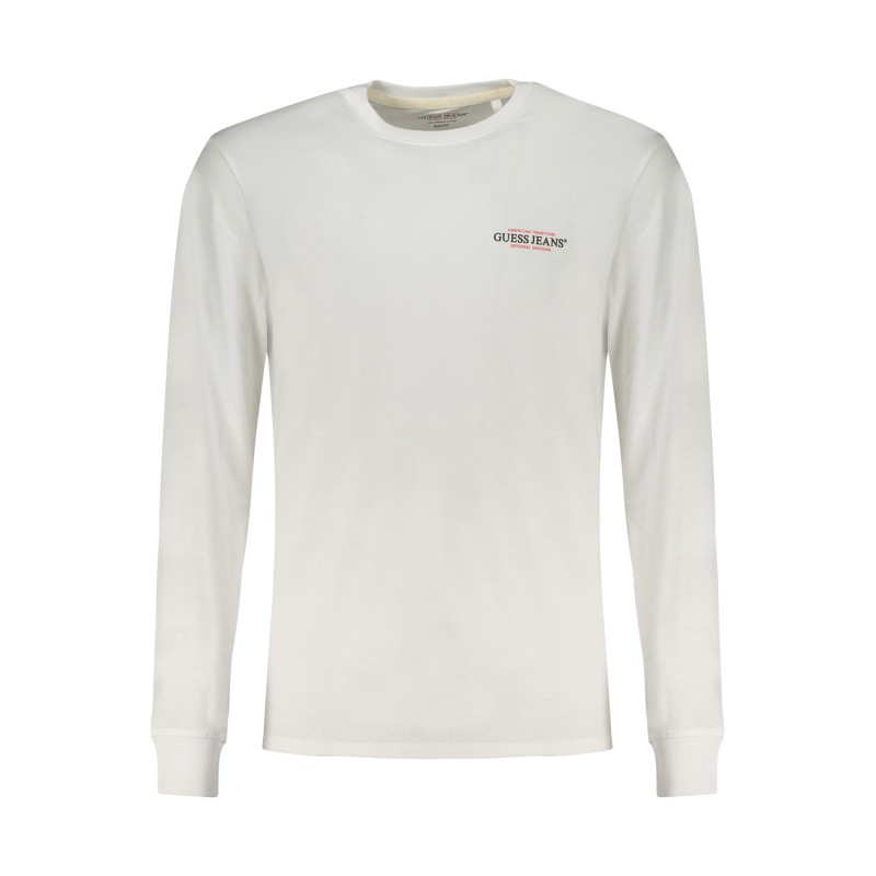 GUESS JEANS T-SHIRT MANICHE CORTE UOMO BIANCO GUESS JEANS T-SHIRT MANICHE CORTE UOMO BIANCO