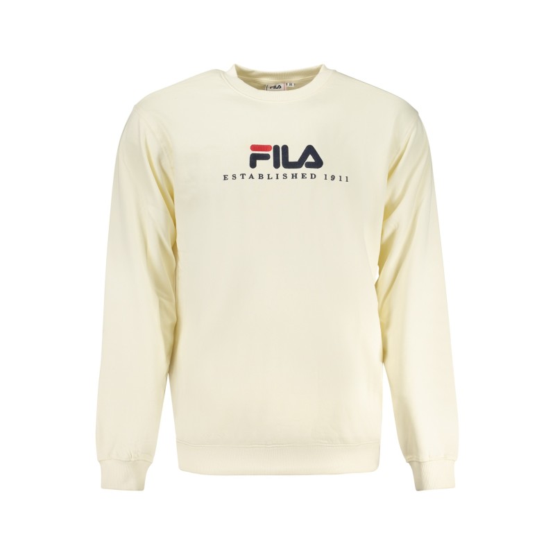 FILA FELPA SENZA ZIP UOMO BEIGE FILA FELPA SENZA ZIP UOMO BEIGE