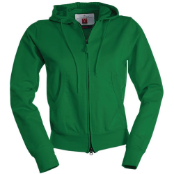 Felpa HAWAII LADY sfiancata da donna, zip intera SBS coperta con doppio cursore in metallo