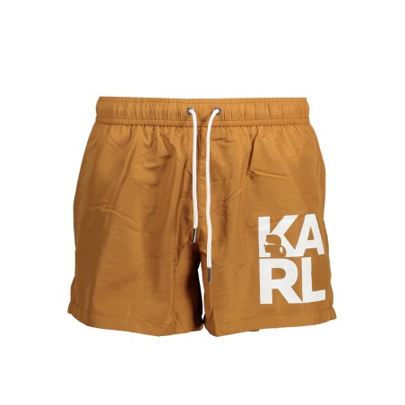 KARL LAGERFELD BEACHWEAR COSTUME PARTE SOTTO UOMO MARRONE