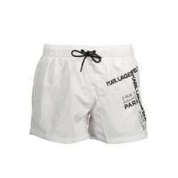 KARL LAGERFELD BEACHWEAR COSTUME PARTE SOTTO UOMO BIANCO