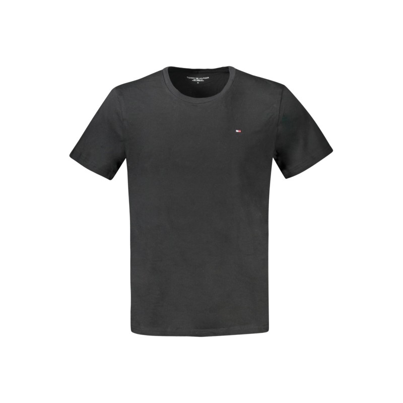 TOMMY HILFIGER T-SHIRT MANICHE CORTE UOMO NERO TOMMY HILFIGER T-SHIRT MANICHE CORTE UOMO NERO