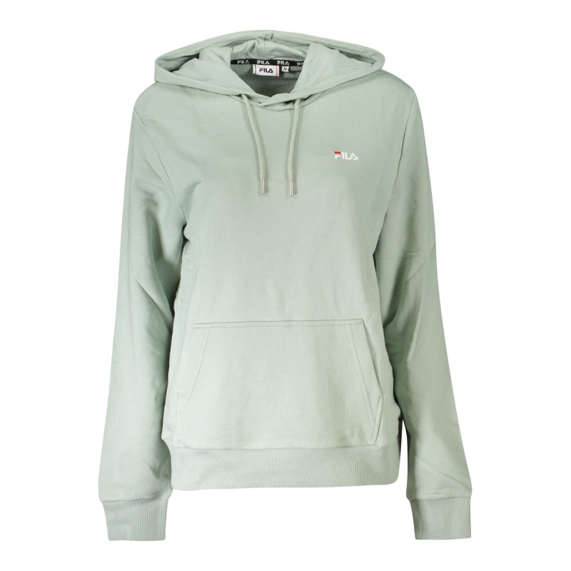 FILA FELPA SENZA ZIP DONNA VERDE FILA FELPA SENZA ZIP DONNA VERDE