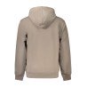 CALVIN KLEIN FELPA SENZA ZIP UOMO MARRONE