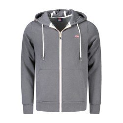 NORWAY 1963 FELPA CON ZIP UOMO GRIGIO