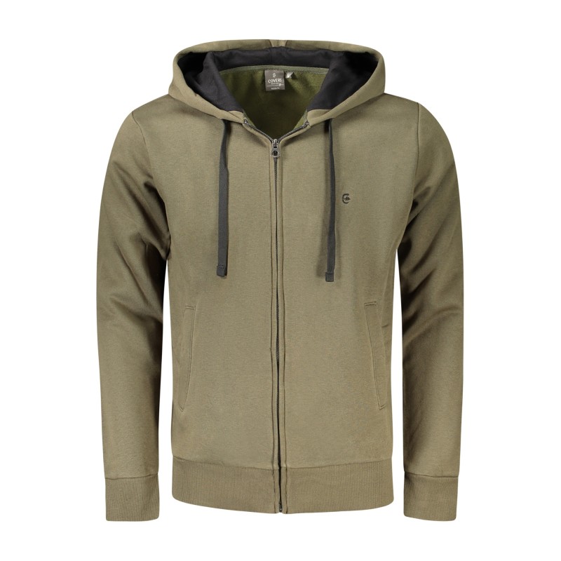 COVERI MOVING FELPA CON ZIP UOMO VERDE COVERI MOVING FELPA CON ZIP UOMO VERDE