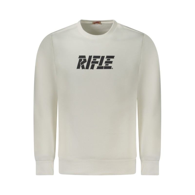 RIFLE FELPA SENZA ZIP UOMO BIANCO RIFLE FELPA SENZA ZIP UOMO BIANCO
