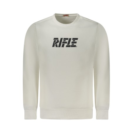 RIFLE FELPA SENZA ZIP UOMO BIANCO
