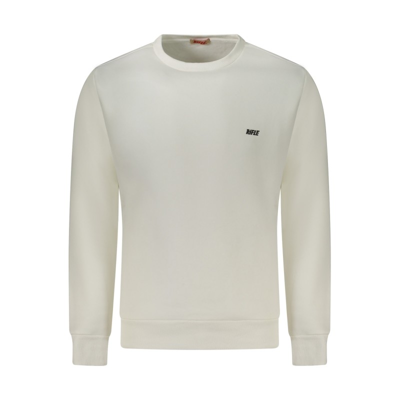 RIFLE FELPA SENZA ZIP UOMO BIANCO RIFLE FELPA SENZA ZIP UOMO BIANCO
