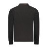RIFLE POLO MANICHE LUNGHE UOMO NERO