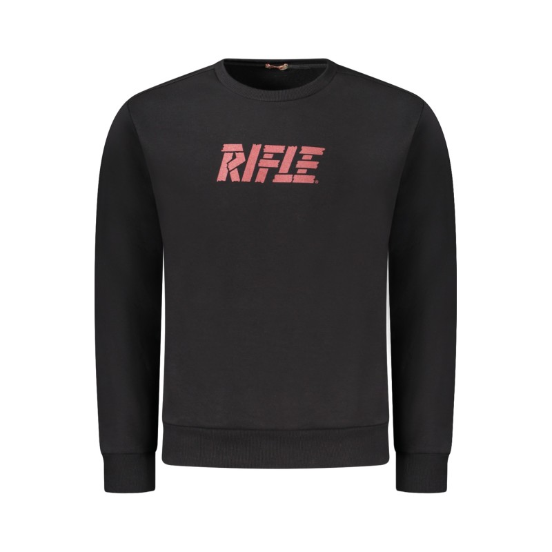 RIFLE FELPA SENZA ZIP UOMO NERO RIFLE FELPA SENZA ZIP UOMO NERO