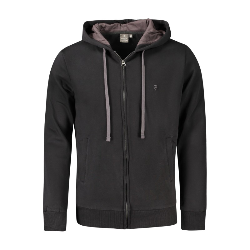 COVERI MOVING FELPA CON ZIP UOMO NERO COVERI MOVING FELPA CON ZIP UOMO NERO