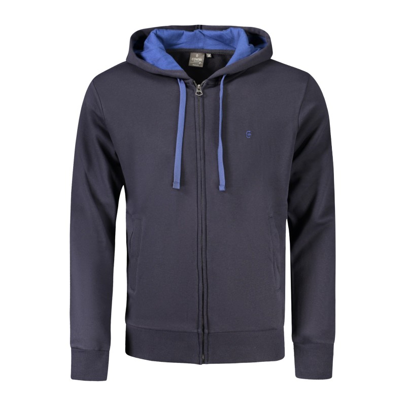 COVERI MOVING FELPA CON ZIP UOMO BLU COVERI MOVING FELPA CON ZIP UOMO BLU