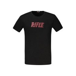 RIFLE T-SHIRT MANICHE CORTE UOMO NERO