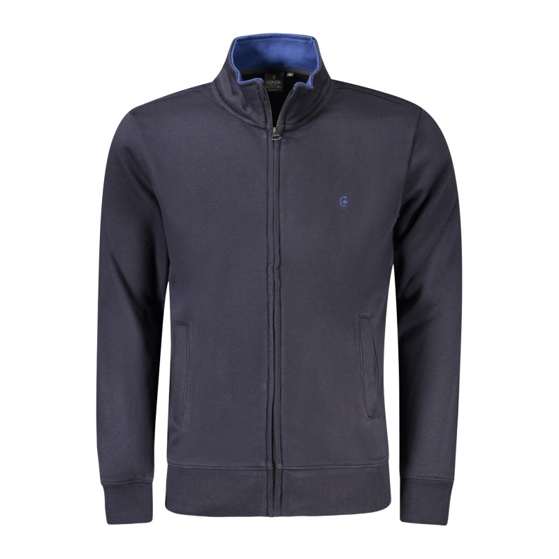 COVERI MOVING FELPA CON ZIP UOMO BLU COVERI MOVING FELPA CON ZIP UOMO BLU