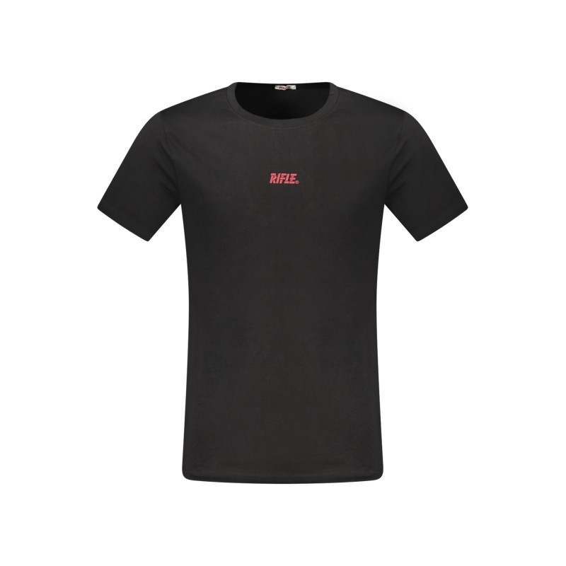 RIFLE T-SHIRT MANICHE CORTE UOMO NERO RIFLE T-SHIRT MANICHE CORTE UOMO NERO