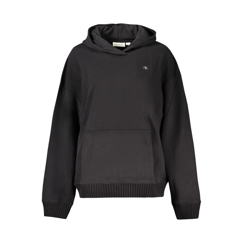 CALVIN KLEIN FELPA SENZA ZIP DONNA NERO CALVIN KLEIN FELPA SENZA ZIP DONNA NERO