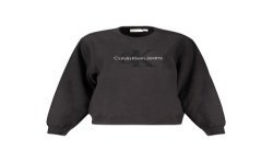 CALVIN KLEIN FELPA SENZA ZIP DONNA NERO