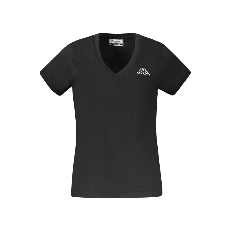 KAPPA T-SHIRT MANICHE CORTE DONNA NERO KAPPA T-SHIRT MANICHE CORTE DONNA NERO