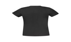 KAPPA T-SHIRT MANICHE CORTE DONNA NERO